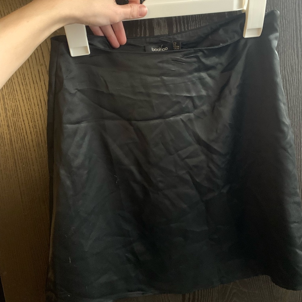 Boohoo Black Mini Skirt